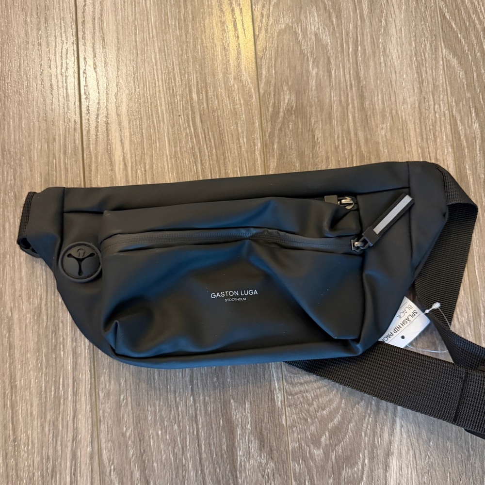 Gaston Luga Black Bun Bag